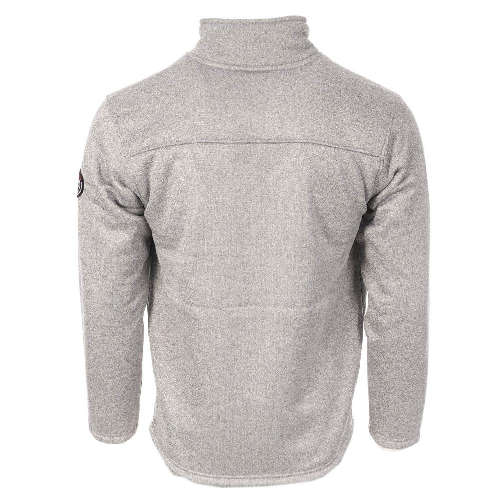 Chaqueta polar gris Paname Brothers Sherpa para hombre ver 2