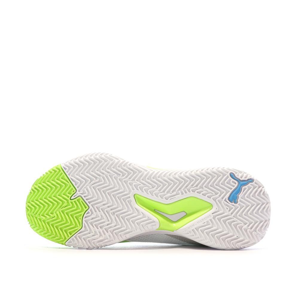 Puma Men's Padel Shoes White/Yellow Nova Court Photo of the Espace des Marques %store% store - view of %key%