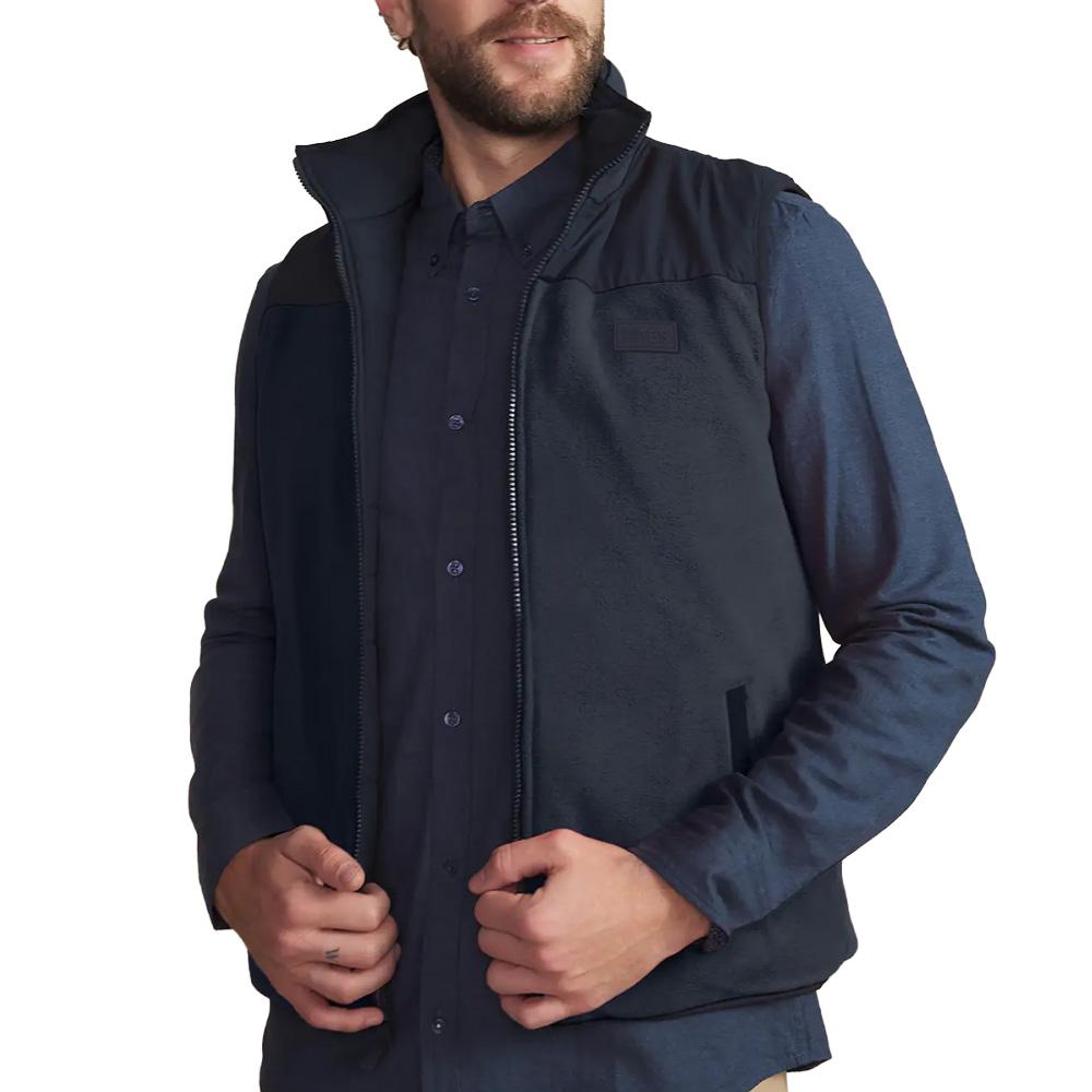 Chaqueta de pluma sin mangas TBS Men's Navy Josef ver 3