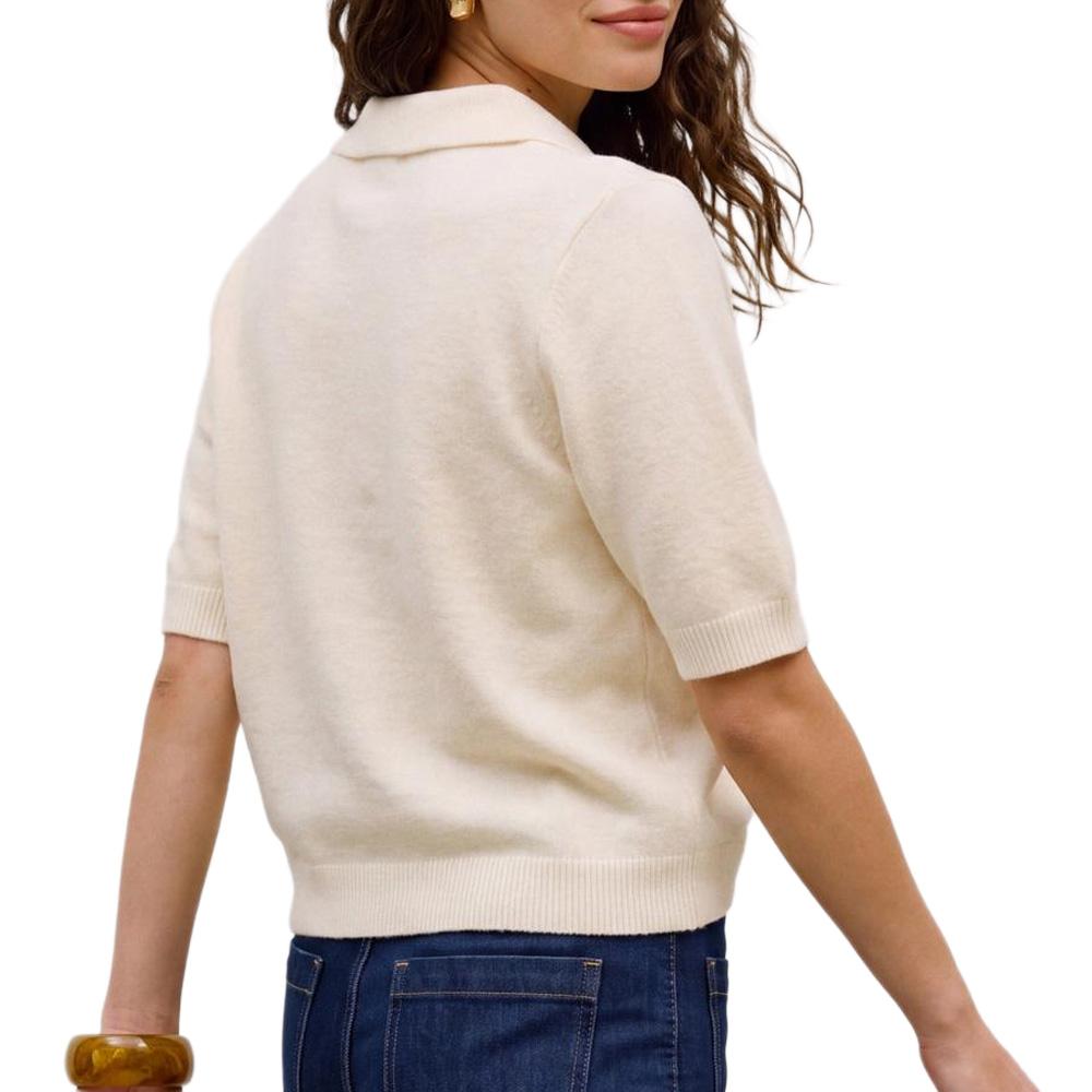 Beiges Damen-Polohemd von Vero Moda Foemily 2/4 Ansicht 2