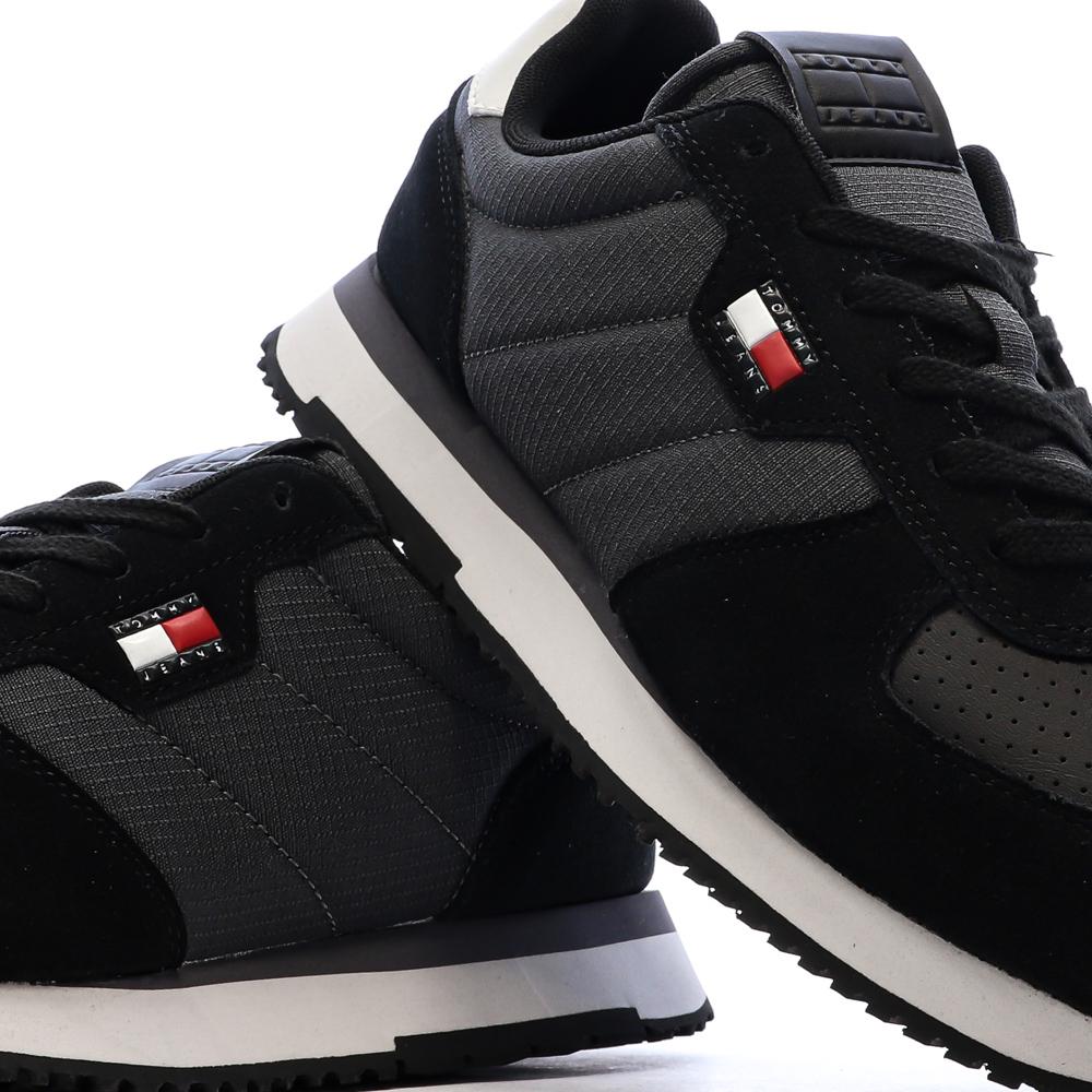 Baskets Noir Homme Tommy Hilfiger Runner Flag vue 7
