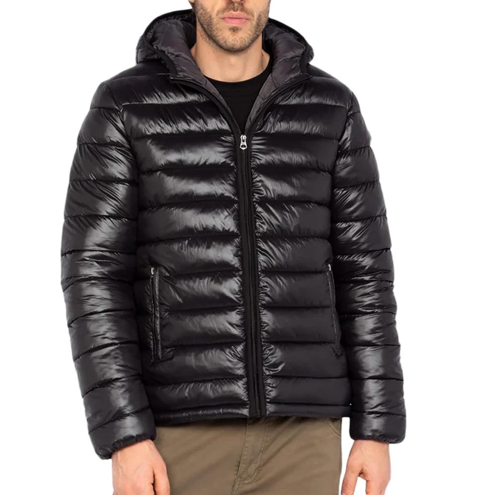 Daunenjacke Schwarz Mann Schott DRAGO günstig