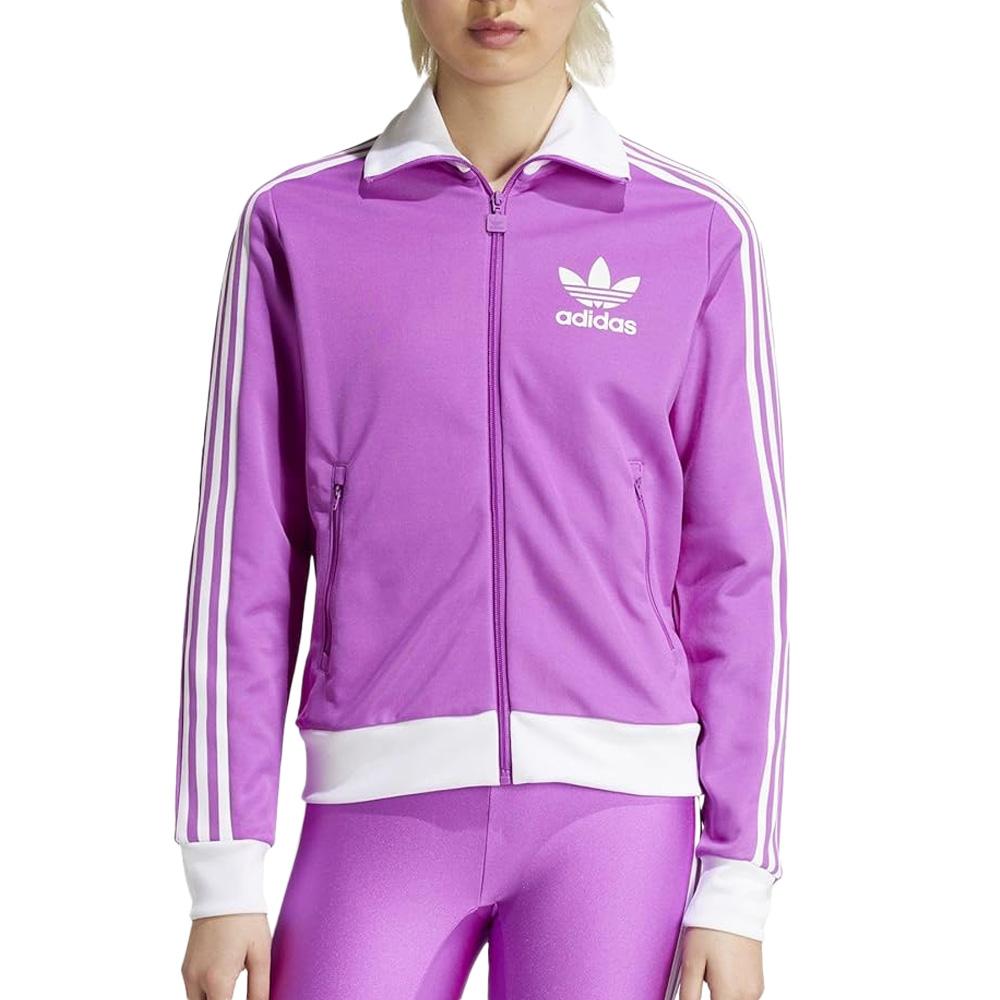 Damen Violett Jacke Adidas Classic günstig