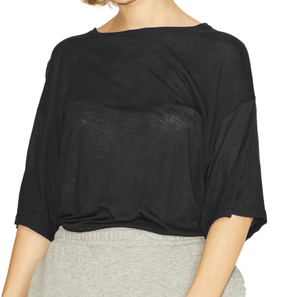 Camiseta negra de mujer JJXX Gaia barato