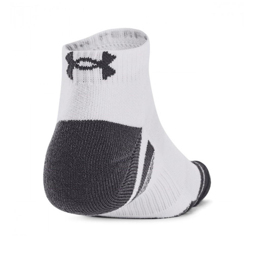 3 pares de calcetines blancos/grises para hombre Under Armour Performance Tech ver 2