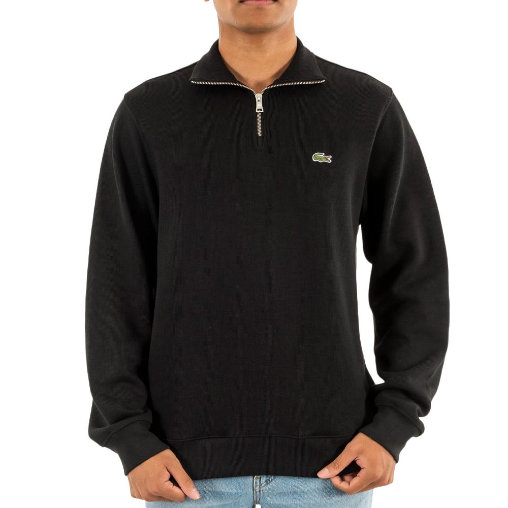 Sweat Noir Homme Lacoste SH1927 pas cher