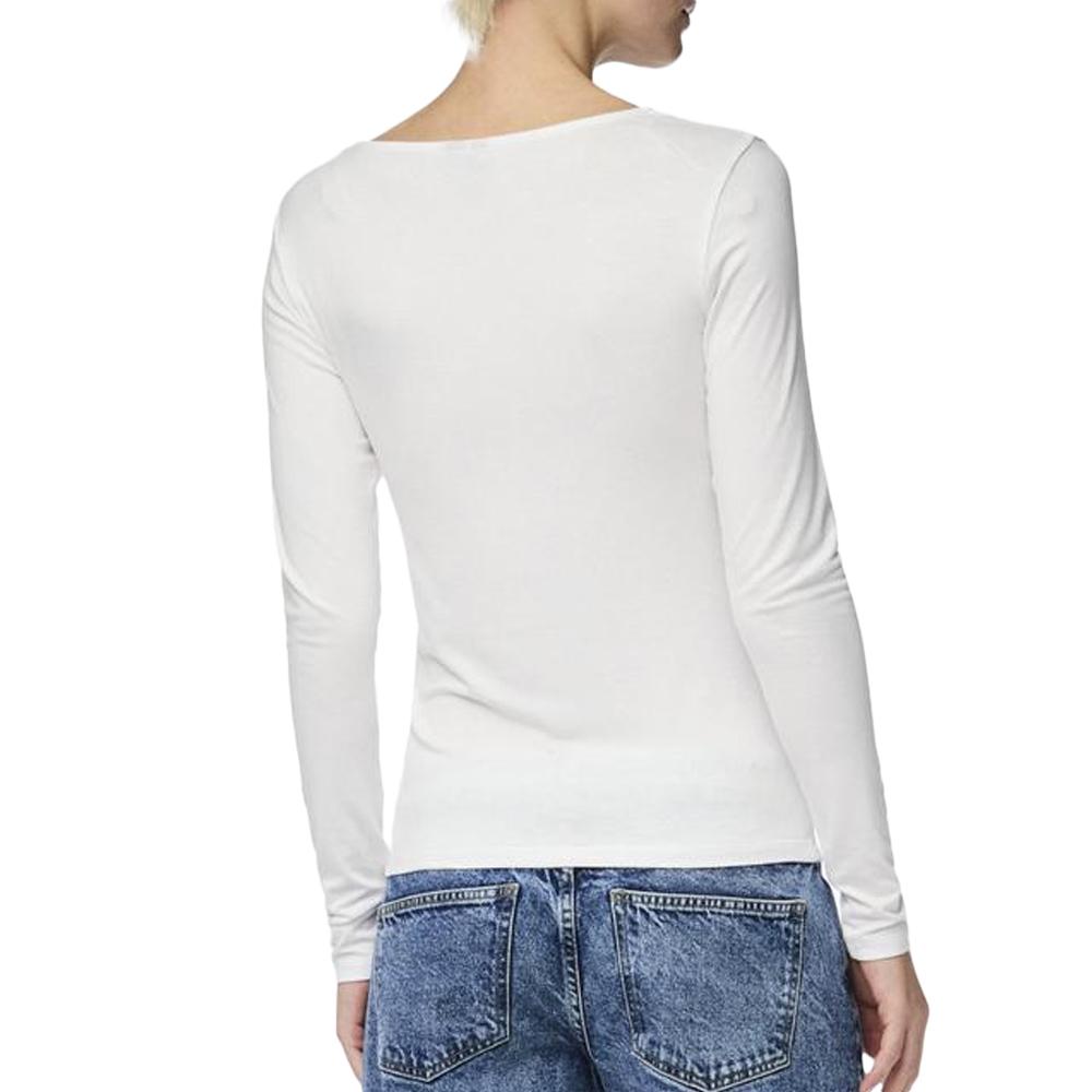 Camiseta blanca de mujer Piezas Pcbarbera ver 2