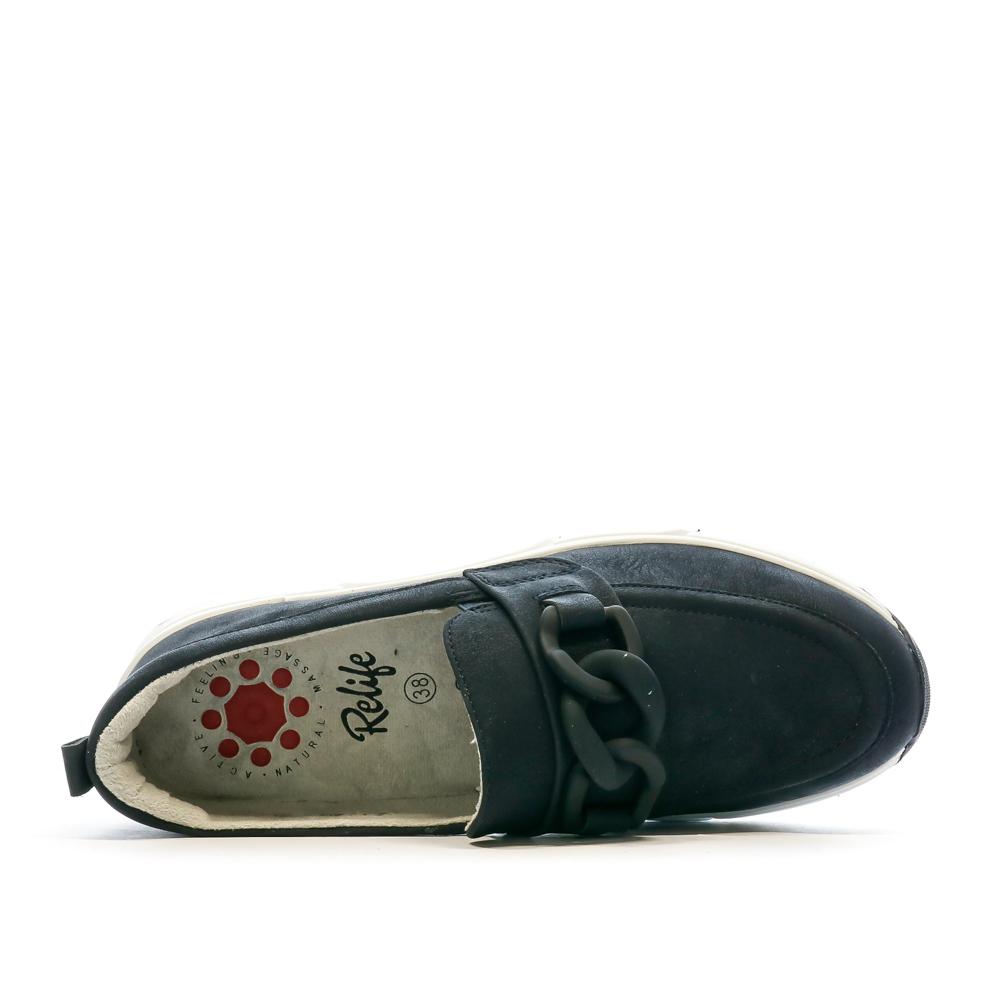 RELIFE Mocasines Mujer Azul Marino Vilsage ver 4