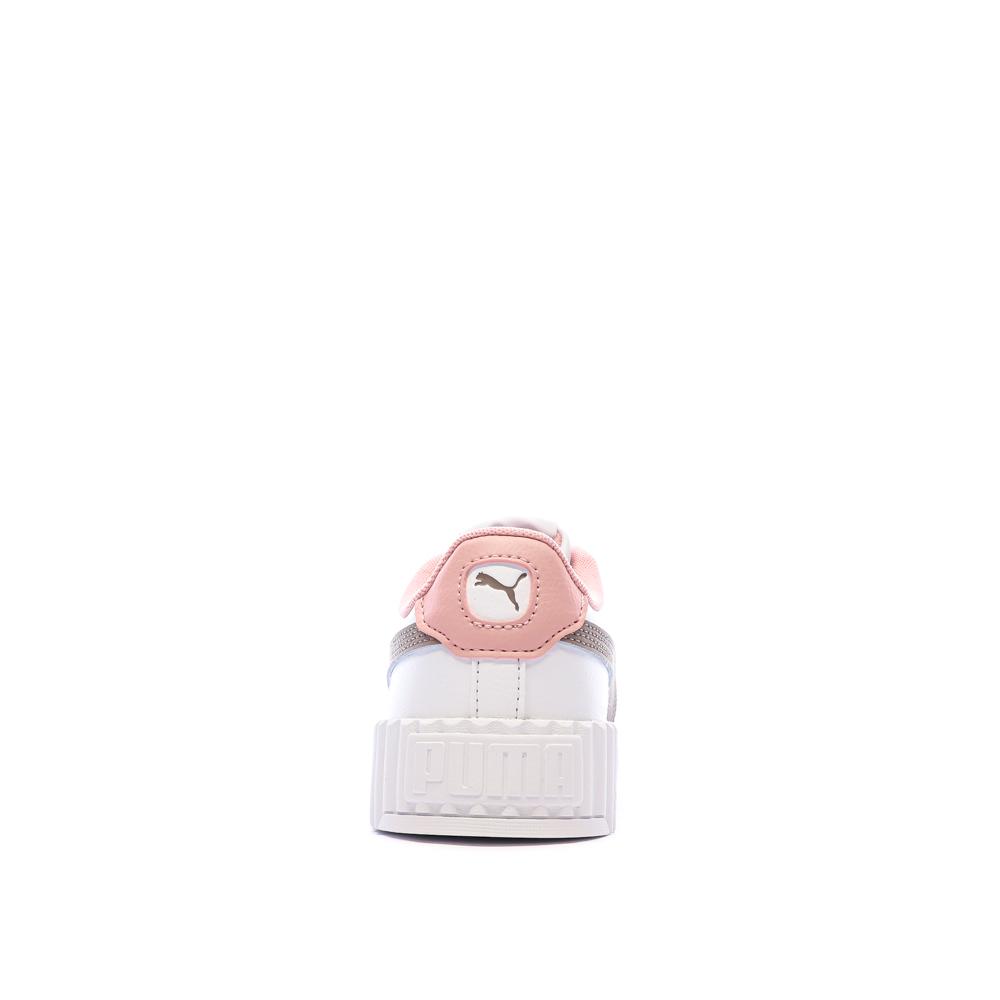 Baskets Blanche Fille/Femme Puma Carina 3.0 vue 3