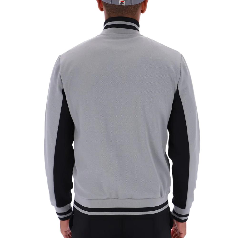 Trainingsjacke Grau/Schwarz Mann Fila Tiebreaker Ansicht 2