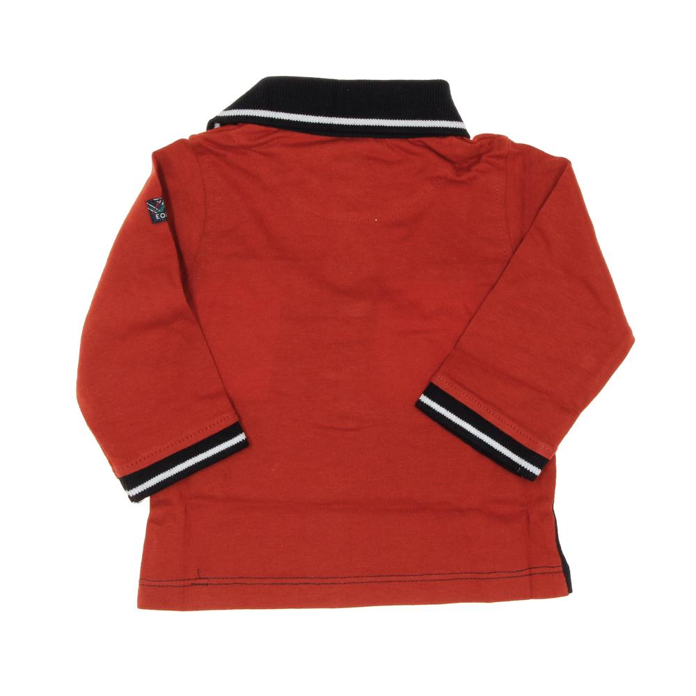 Polo Manches Longues Terracotta Garçon EOM Etrio vue 2
