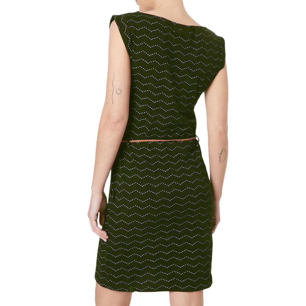 Kleid Grün Frau Ragwear Zig Zag Ansicht 2
