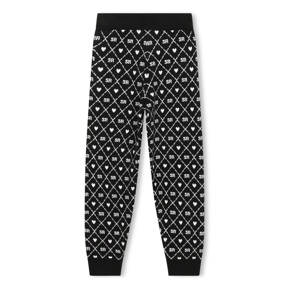 Chándal de niña negro/blanco Sonia Rykiel A14019 ver 2