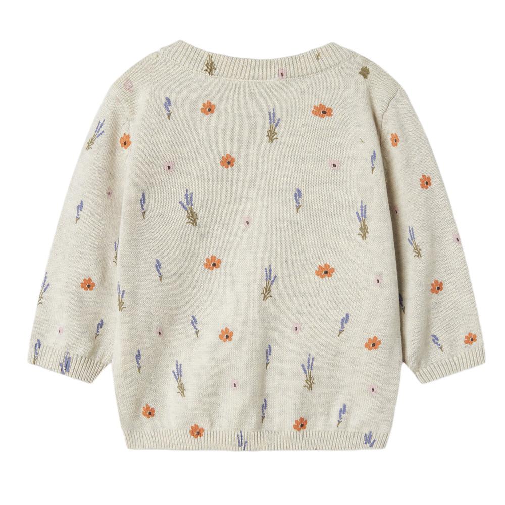 Name it Fohio Jersey Flor Beige Niña ver 2