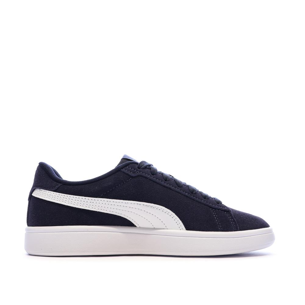 Baskets Marine Mixte Junior Puma Smash 3.0 vue 2