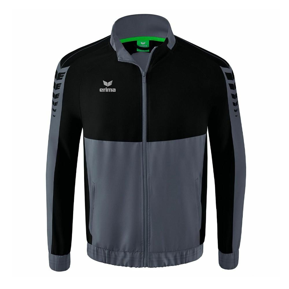 Erima Six Women's Black/Grey presentation jacket affordable