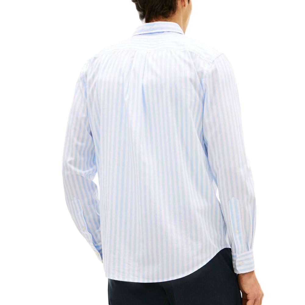 Chemise Bleu/Blanche Homme Tommy Hilfiger Poplin vue 2
