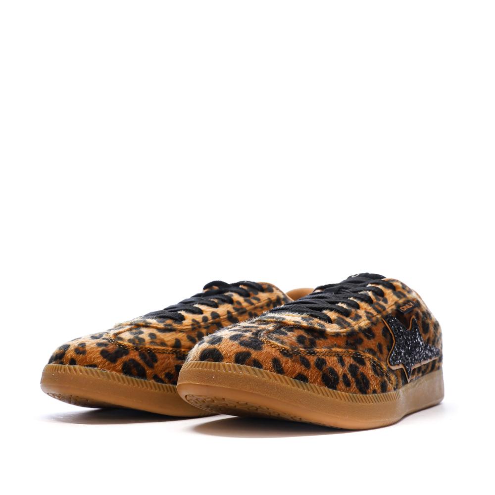 Baskets Camel/Noires Femme Only Sandra vue 7