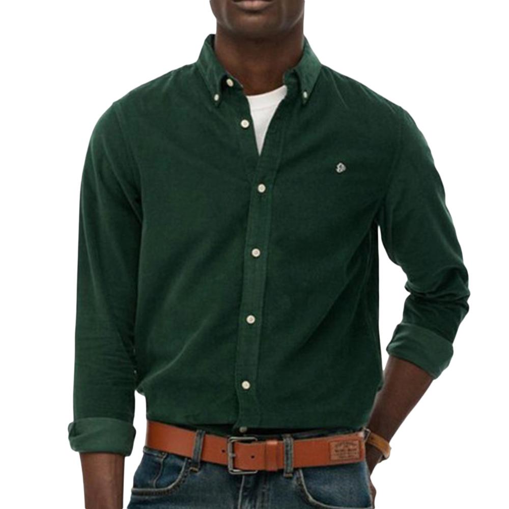 Chemise Verte Homme Superdry Classic pas cher