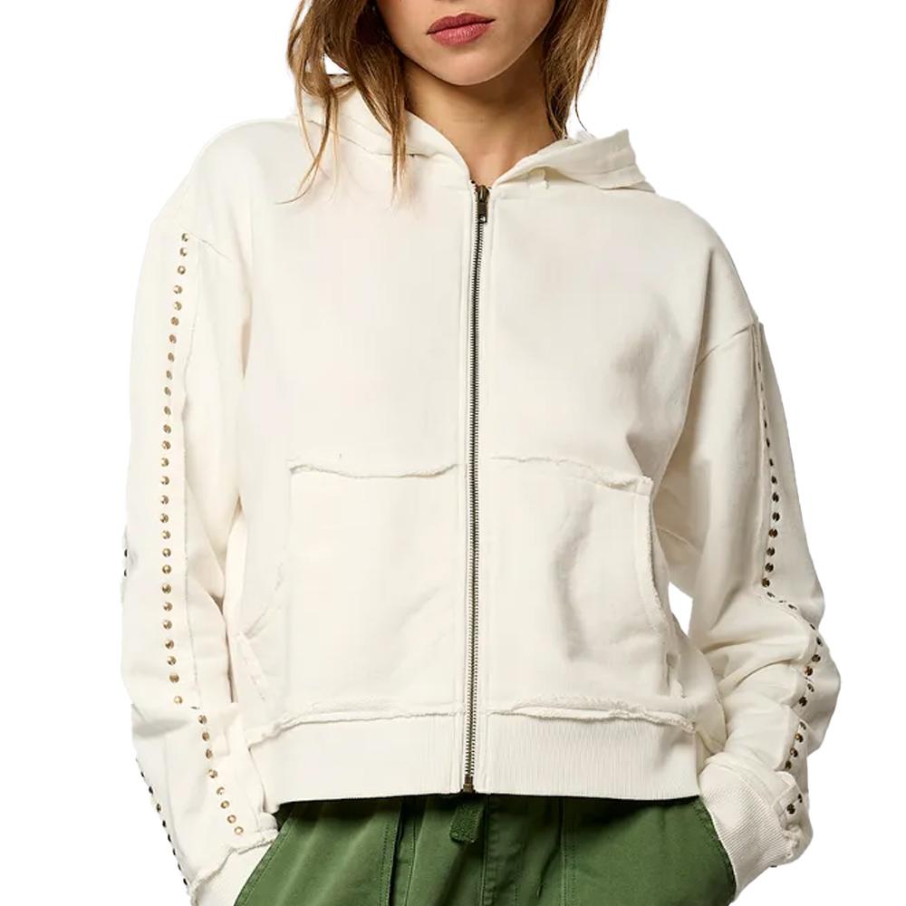 Sweat zippé Blanc Femme Kaporal VITRAE pas cher