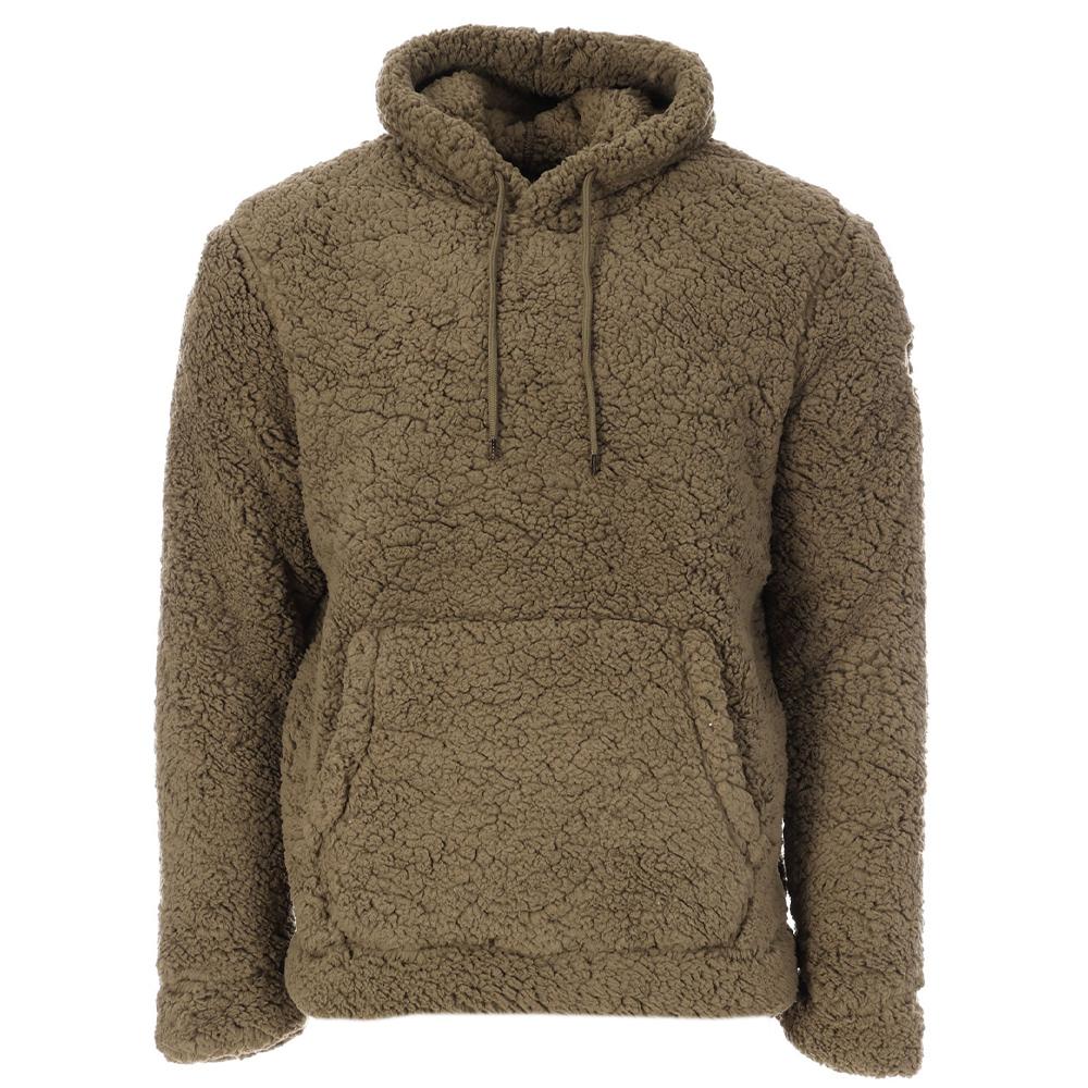 Sweatshirt Sherpa Khaki Herren Paname Brothers Full Zip günstig