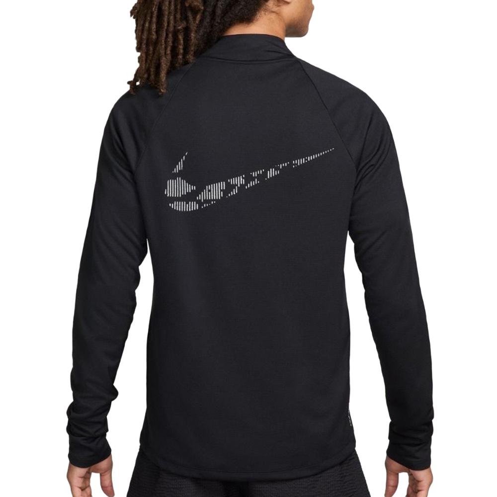 Camiseta negra de hombre Nike Running Midlayer ver 2