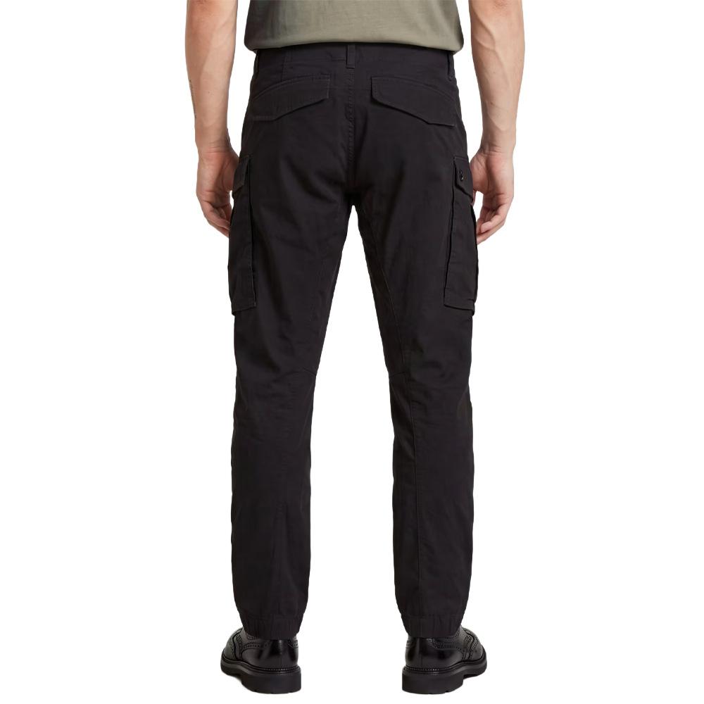 Schwarze, locker sitzende Cargo-Hose für Herren von G-Star RAW, Regular Tapered Ansicht 2