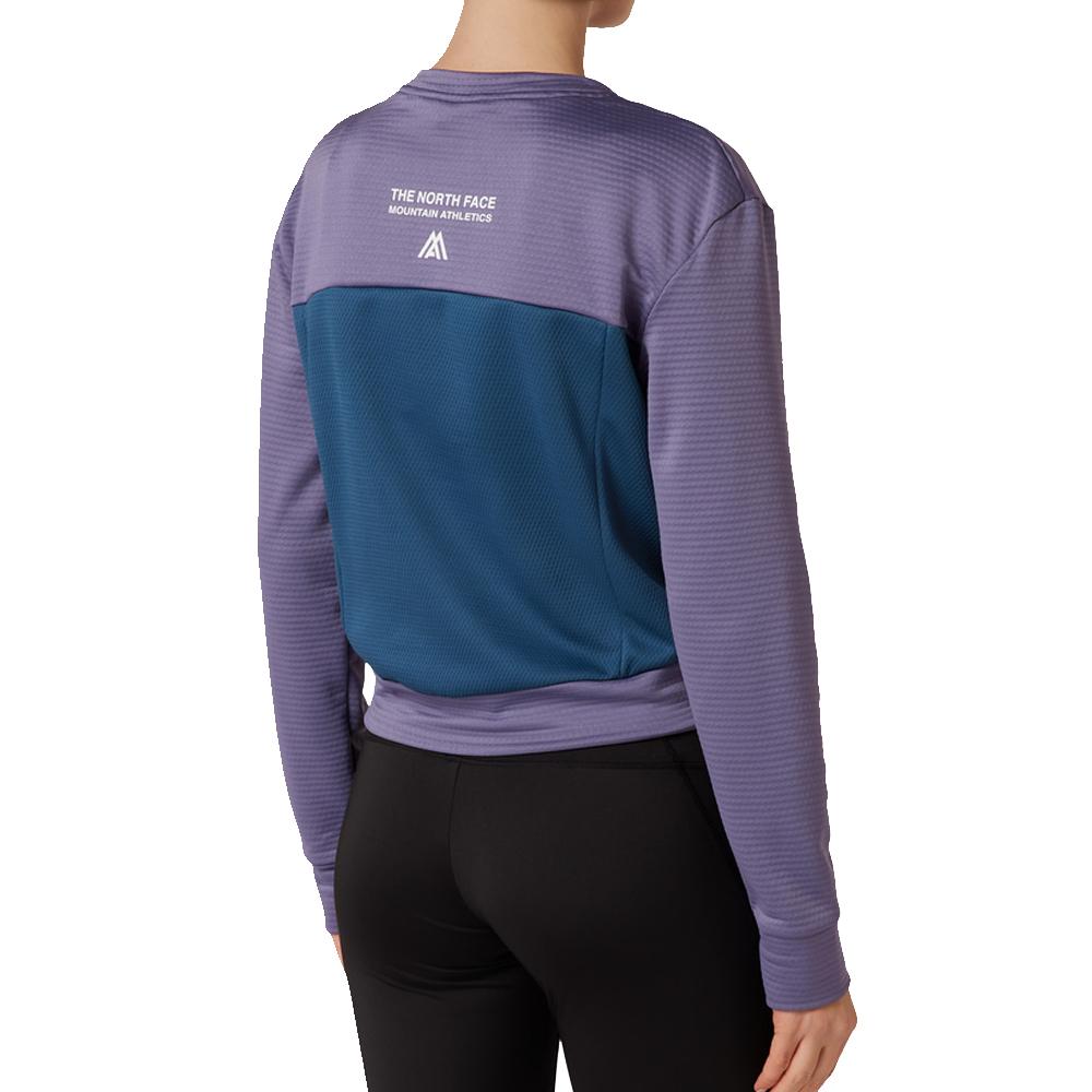 Sweat Violet Femme The North Face Plus Crew vue 2