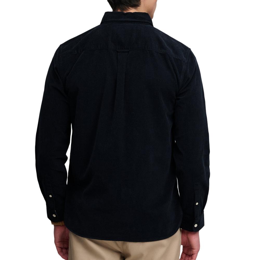 Chemise en velours côtelé homme bleu marine Superdry Classic Needle vue 2