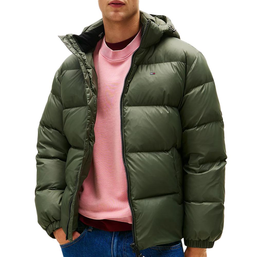 Khaki Daunenjacke Mann Tommy Hilfiger Tjm Essential Down günstig