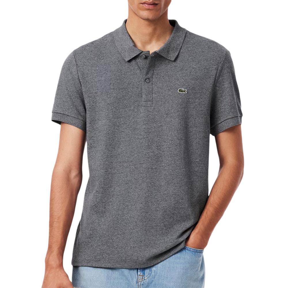 Polo Gris Homme Lacoste Polo Regular pas cher