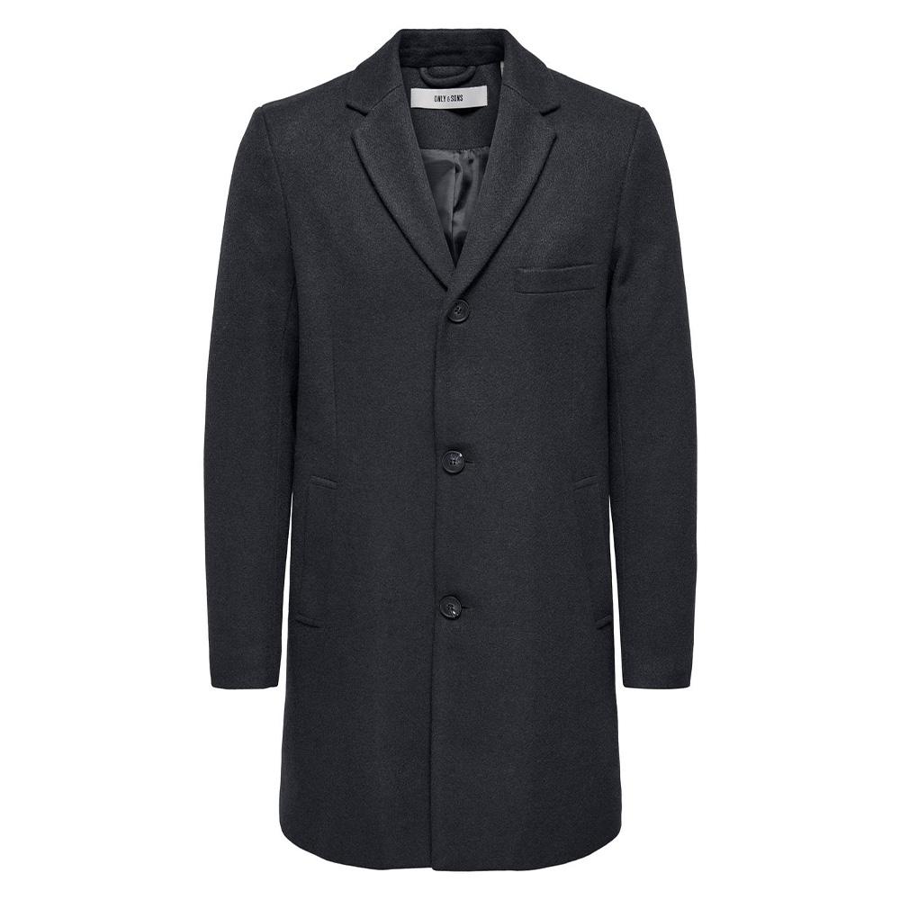 Only &amp; Sons Abrigo Maylon Azul Marino Hombre barato