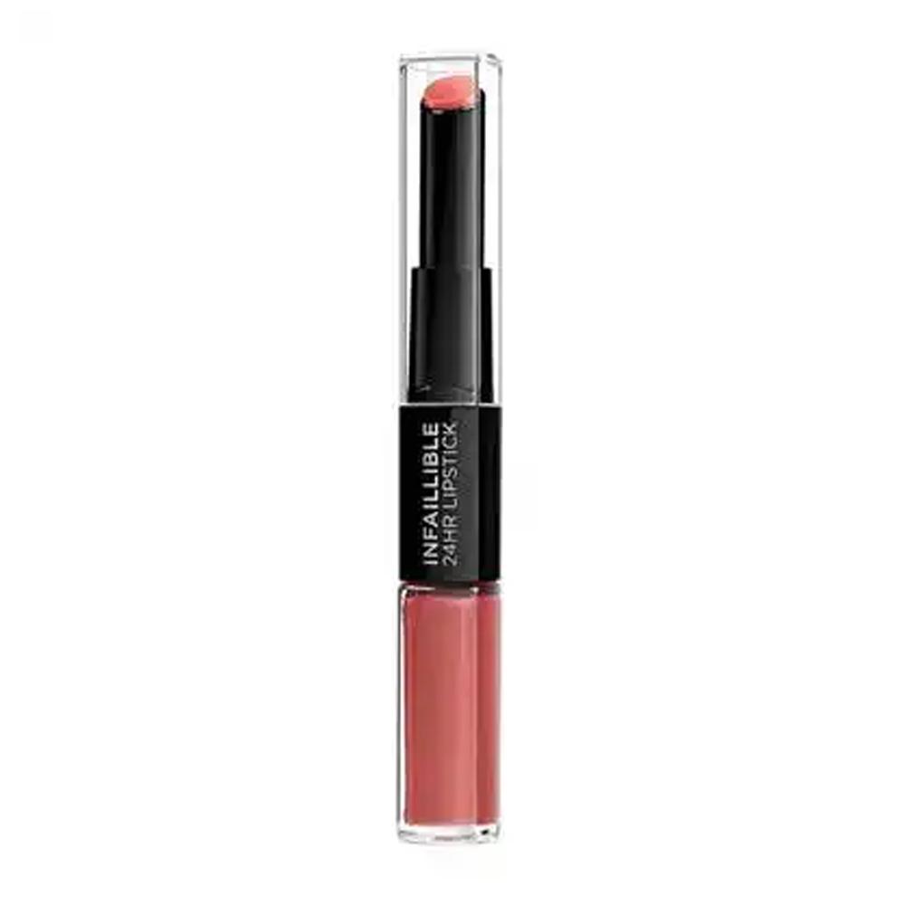 L’Oréal Paris 24-Hour Long-Lasting 2-Step Lipstick 404 Constant Coral affordable