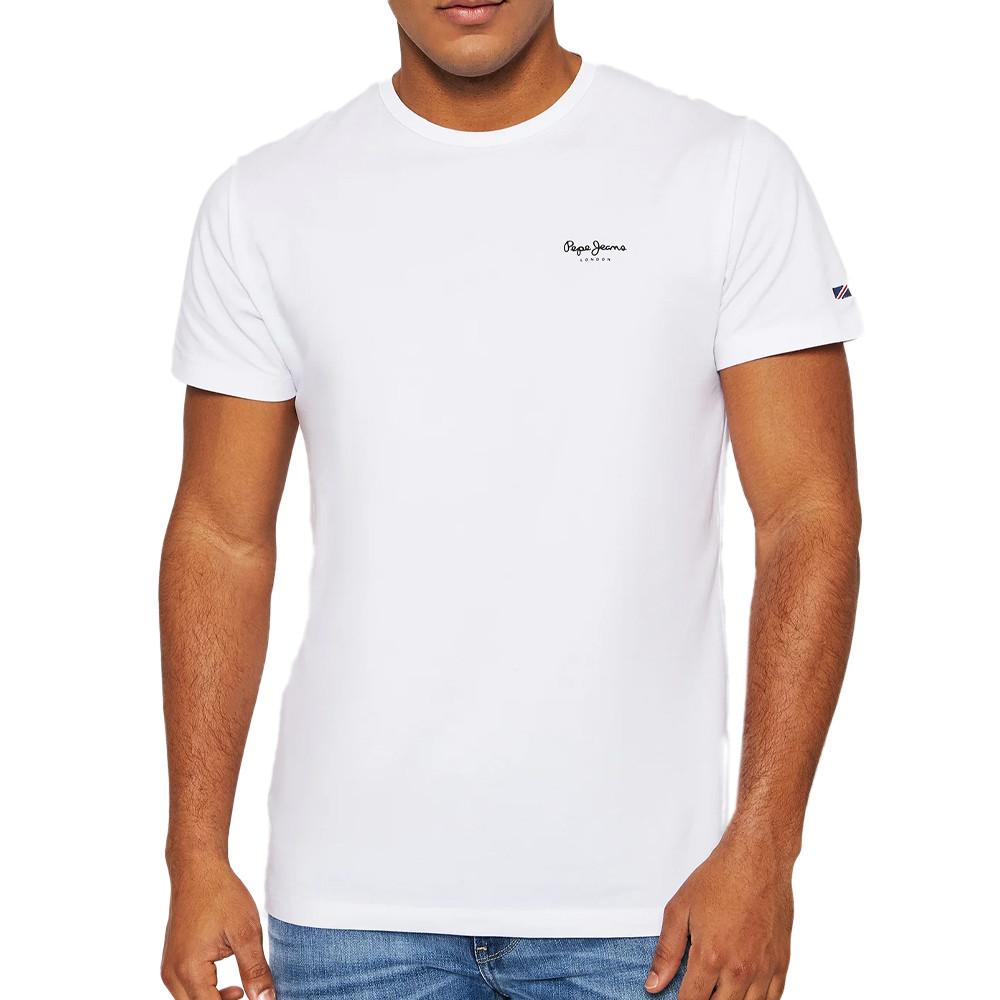 Camiseta Pepe Jeans Original Basic Hombre Blanca barato