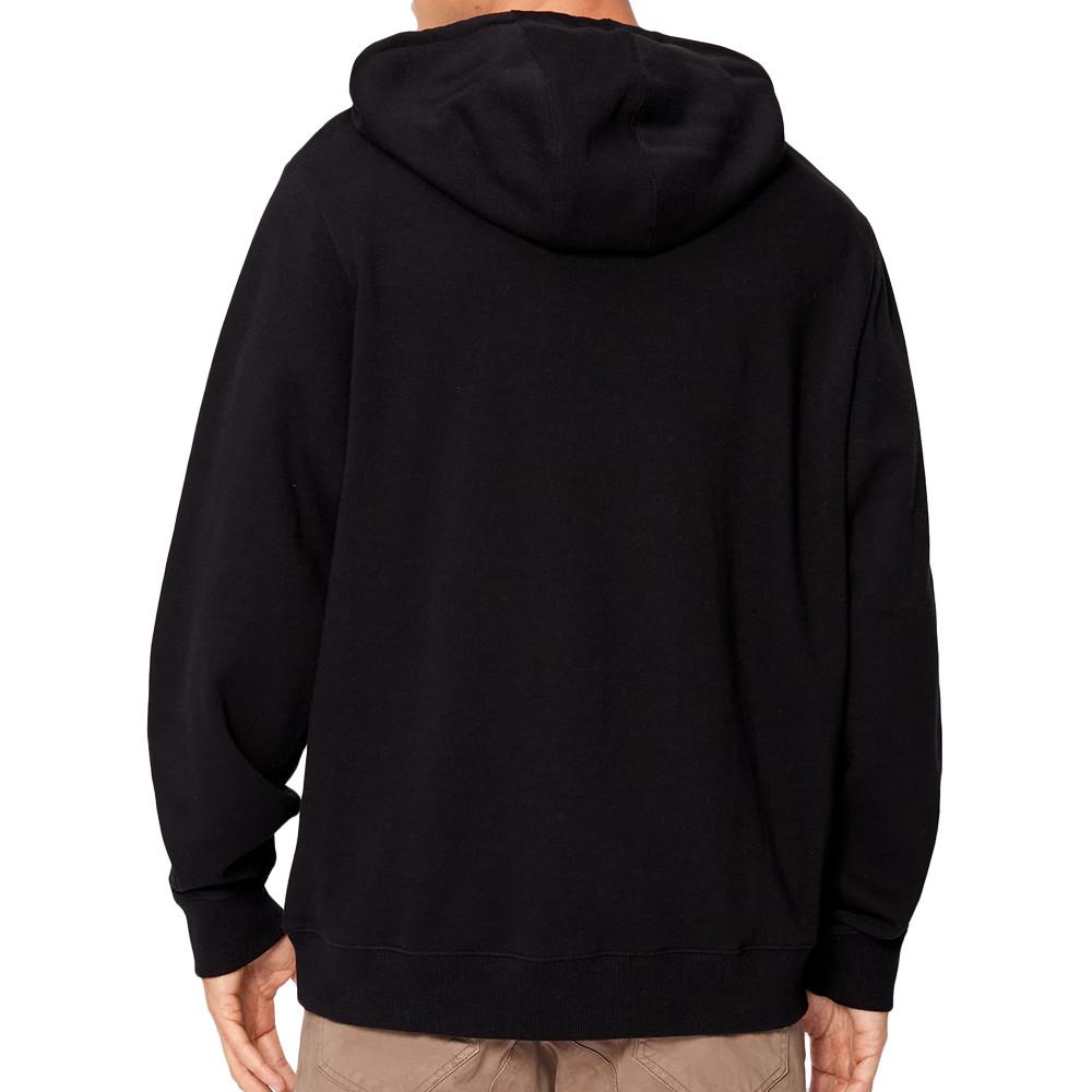 Sudadera con capucha negra Guess Roy para hombre ver 2
