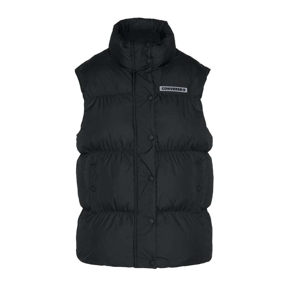 Doudoune Noire Femme Converse Super Puffer pas cher