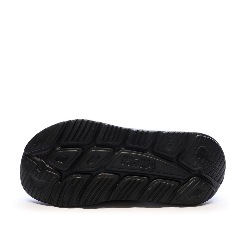 Sandalias negras Hoka Recovery para hombre ver 2
