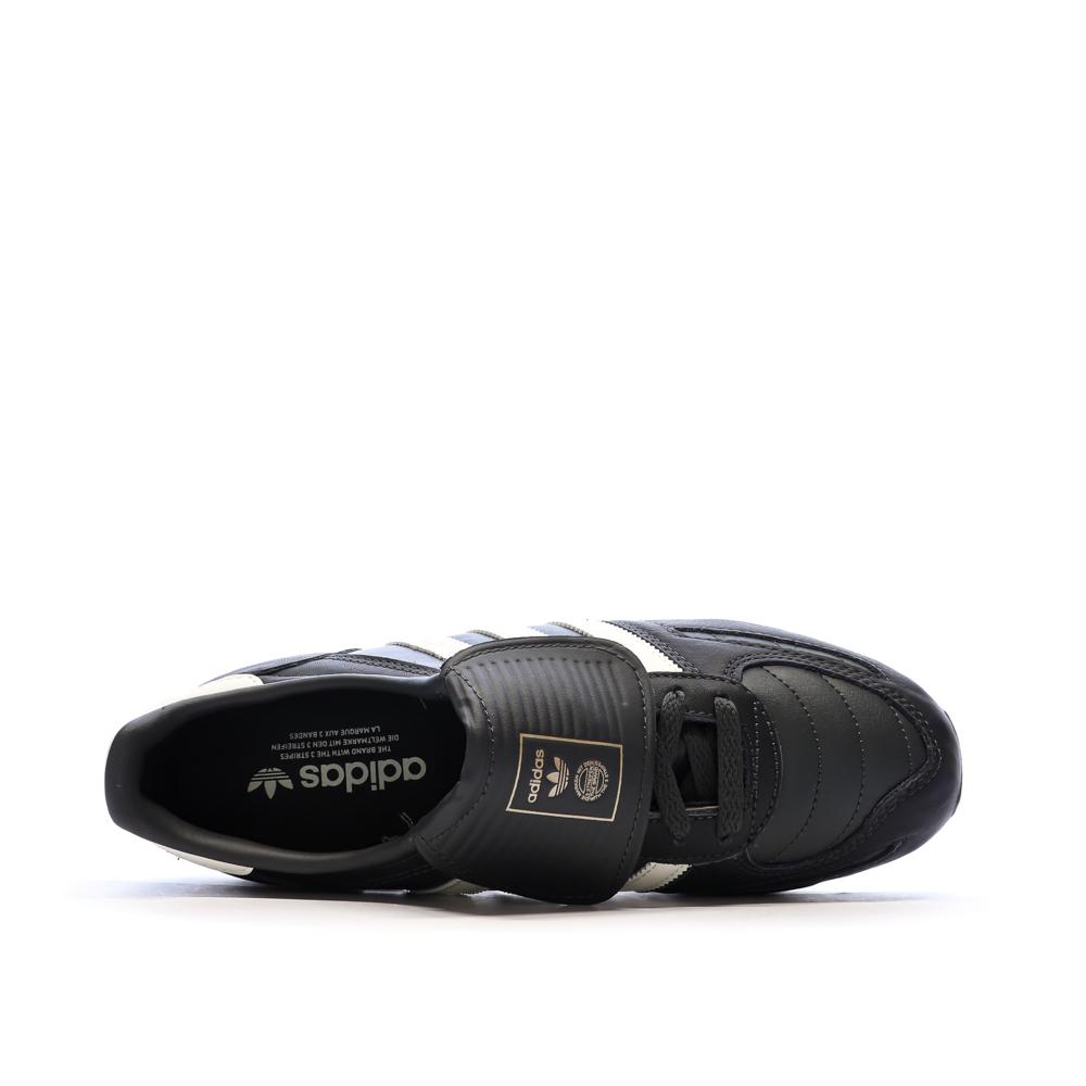 Baskets Grises Foncées Homme Adidas La Trainer vue 4