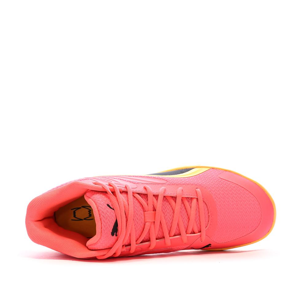 Zapatillas de baloncesto Puma Court Pro Rosa/Naranja, Hombre ver 4
