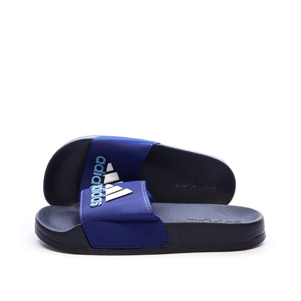 Claquettes Bleu/Noires Garçon Adidas Adilette Shower pas cher