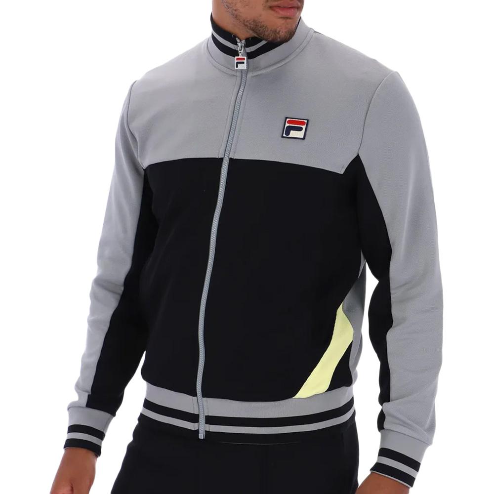 Trainingsjacke Grau/Schwarz Mann Fila Tiebreaker günstig