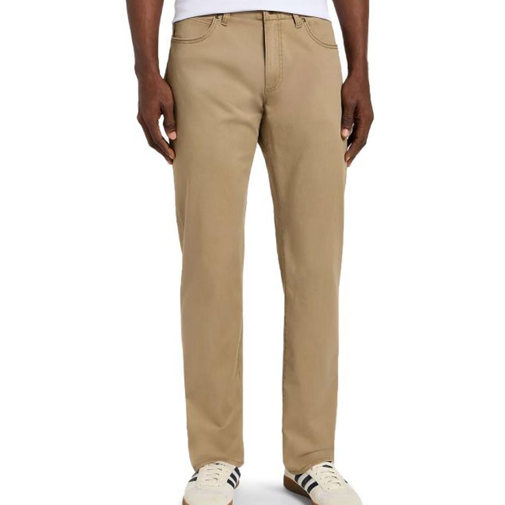 Lee Oscar Men's Straight Fit Beige Pants affordable