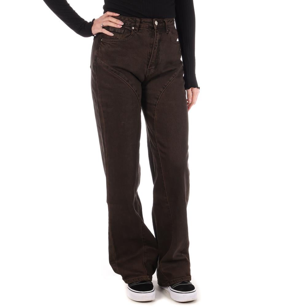 Jeans Braun Frau Monday Premium T-113 günstig