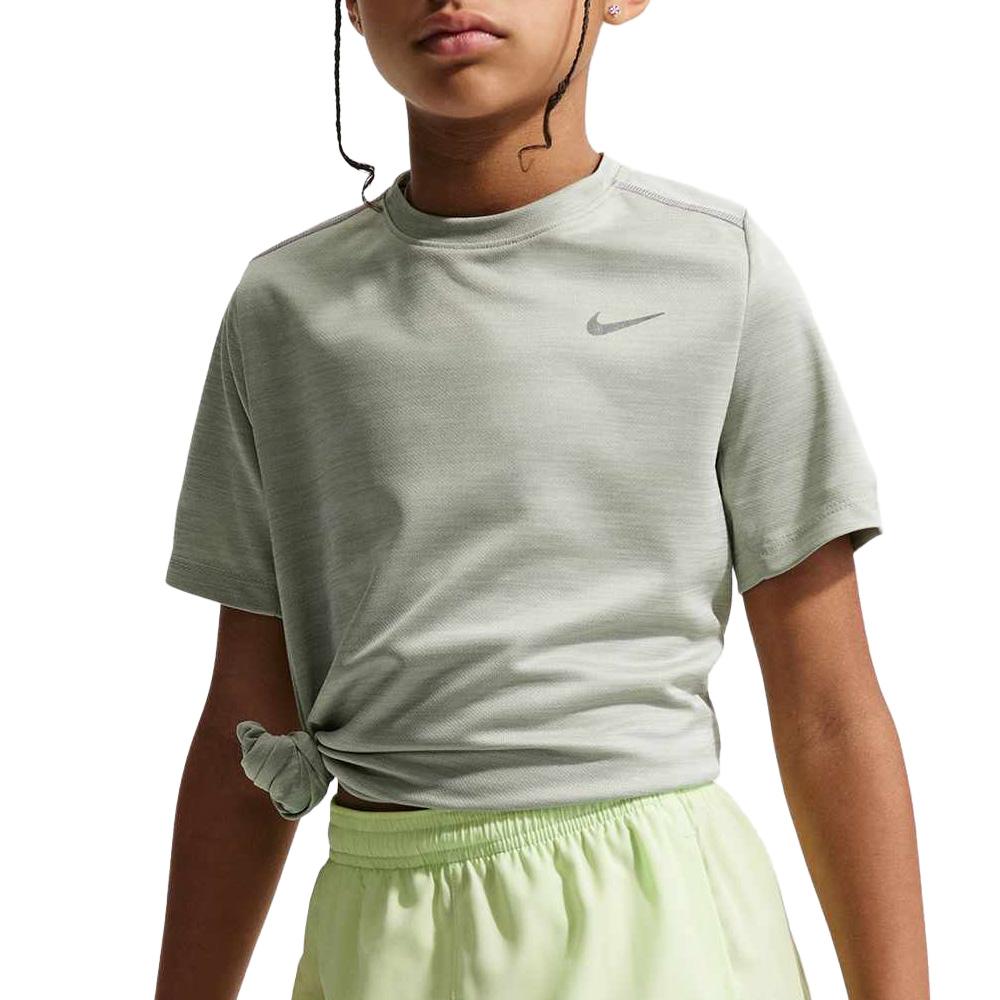 Grünes Sport-T-Shirt Unisex Nike Running Miler günstig