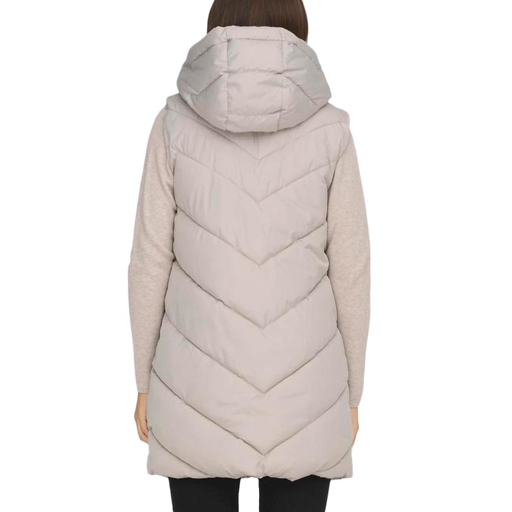 JDY Women's Beige Padded Waistcoat Photo of the Espace des Marques %store% store - view of %key%