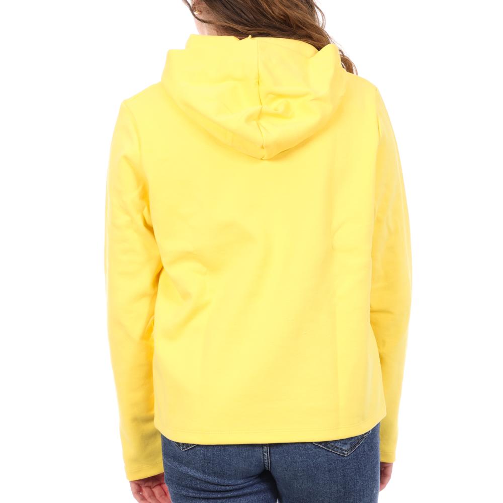 Sweat à Capuche Jaune Femme Le Coq Sportif Hoody N°9 vue 2