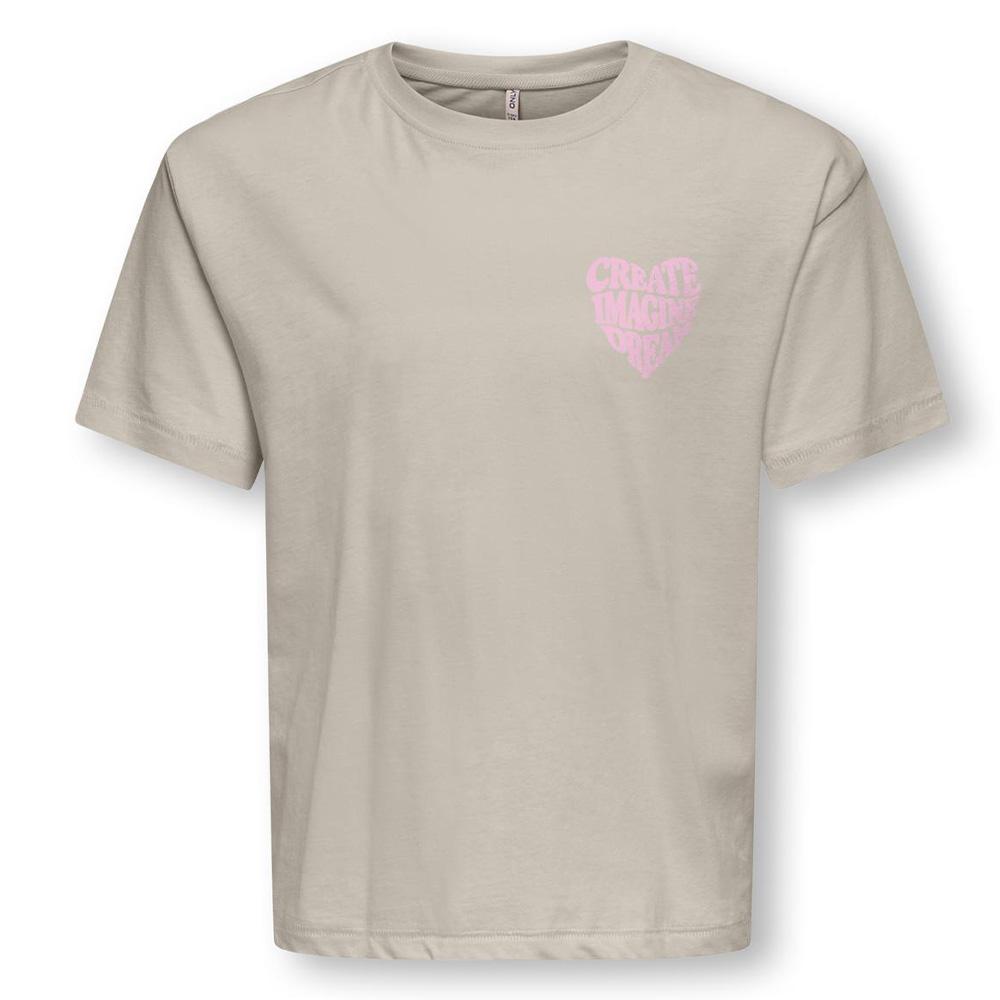 Beige Girls’ T-shirt ONLY Sille Amor Life affordable