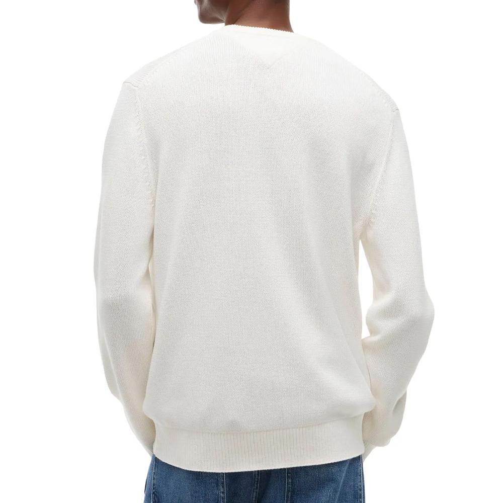 Tommy Hilfiger Men’s White Slim-Fit Jumper Photo of the Espace des Marques %store% store - view of %key%