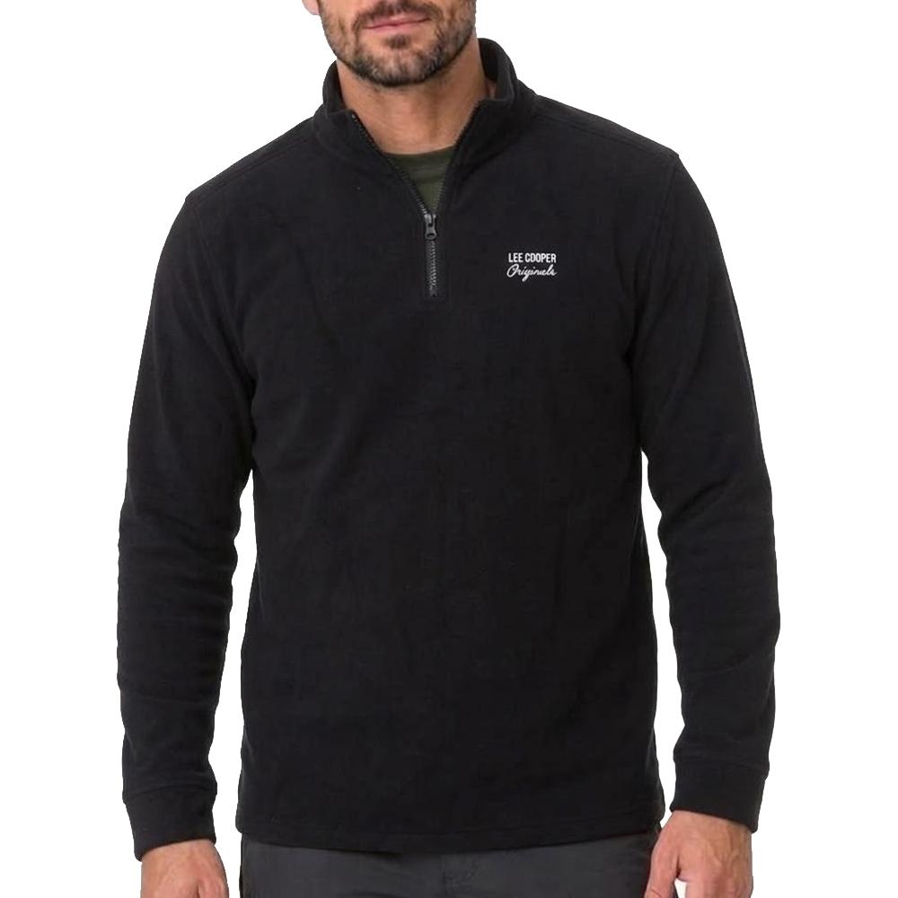 Polaire Noir Homme Lee Cooper Octo pas cher