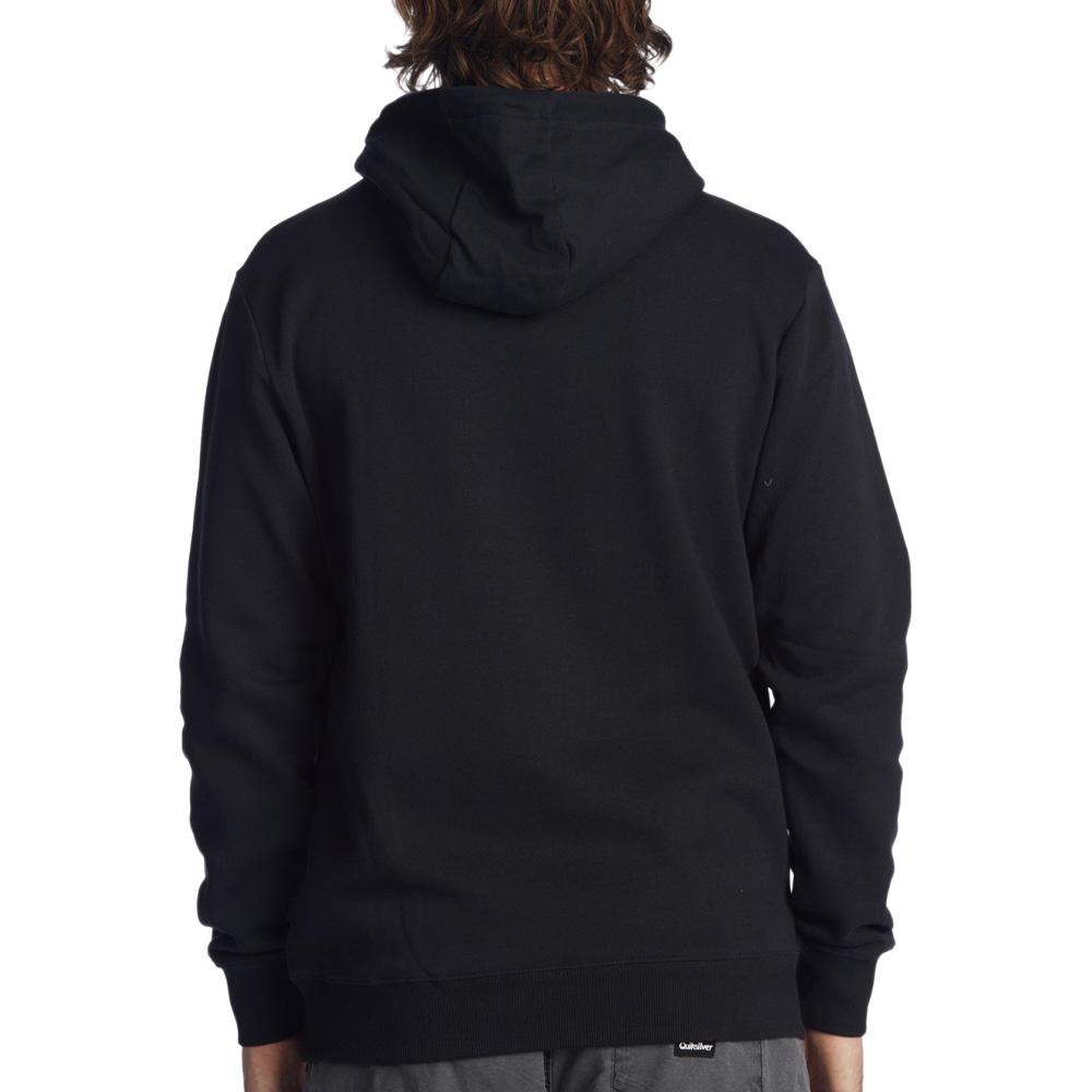 Schwarzes Quiksilver Biglogohood-Sweatshirt für Herren Ansicht 2